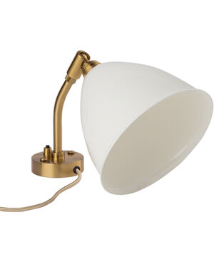 BL7 Wall Lamp - ø16 (Base: Brass, Shade: Bone China)