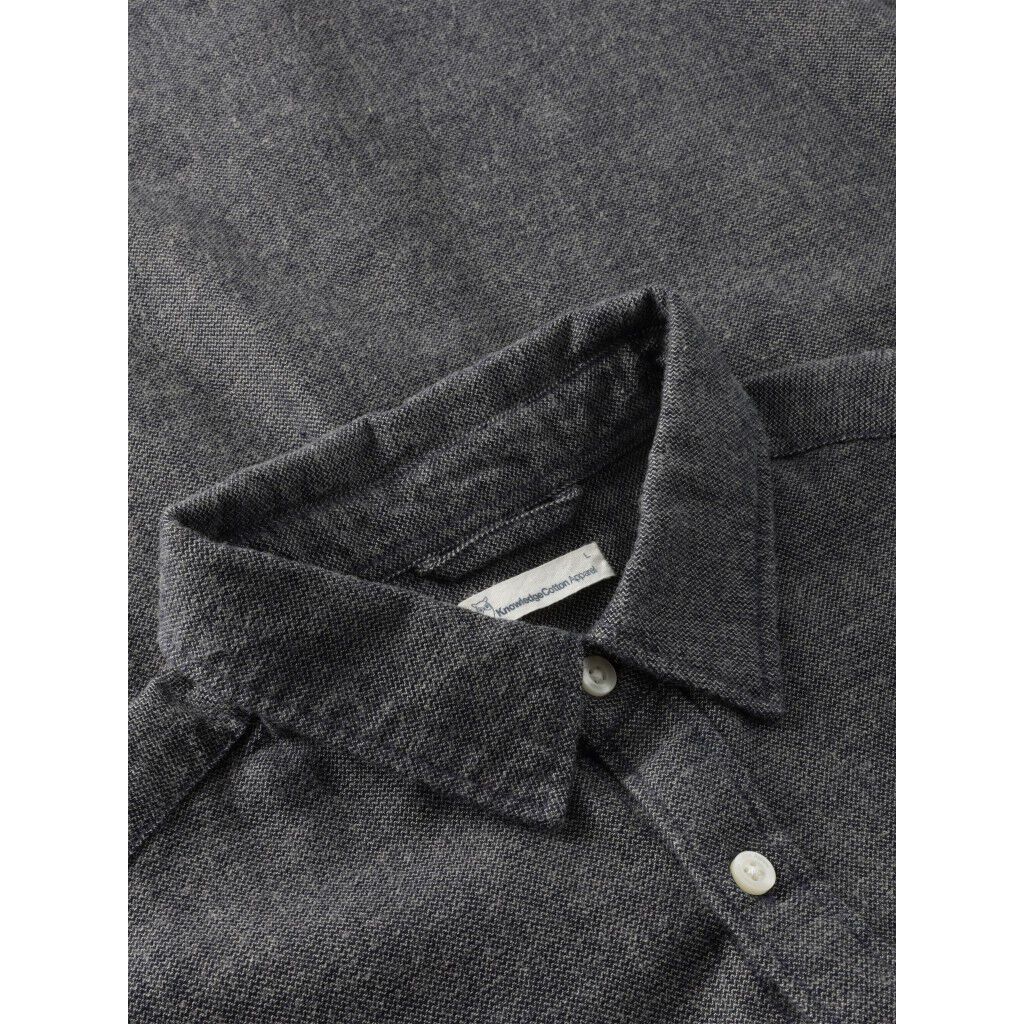 Organic Cotton Fishbone Flannel Shirt GOTS