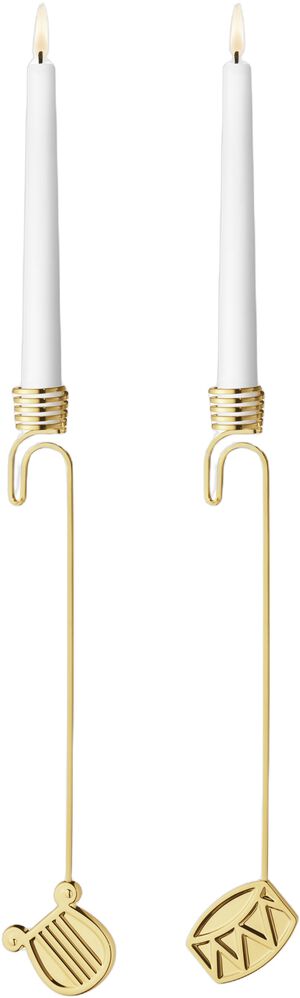 CC26 CANDLEHOLDER DRUM & HARP SET