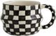 YSIA cup, check - black/ivory
