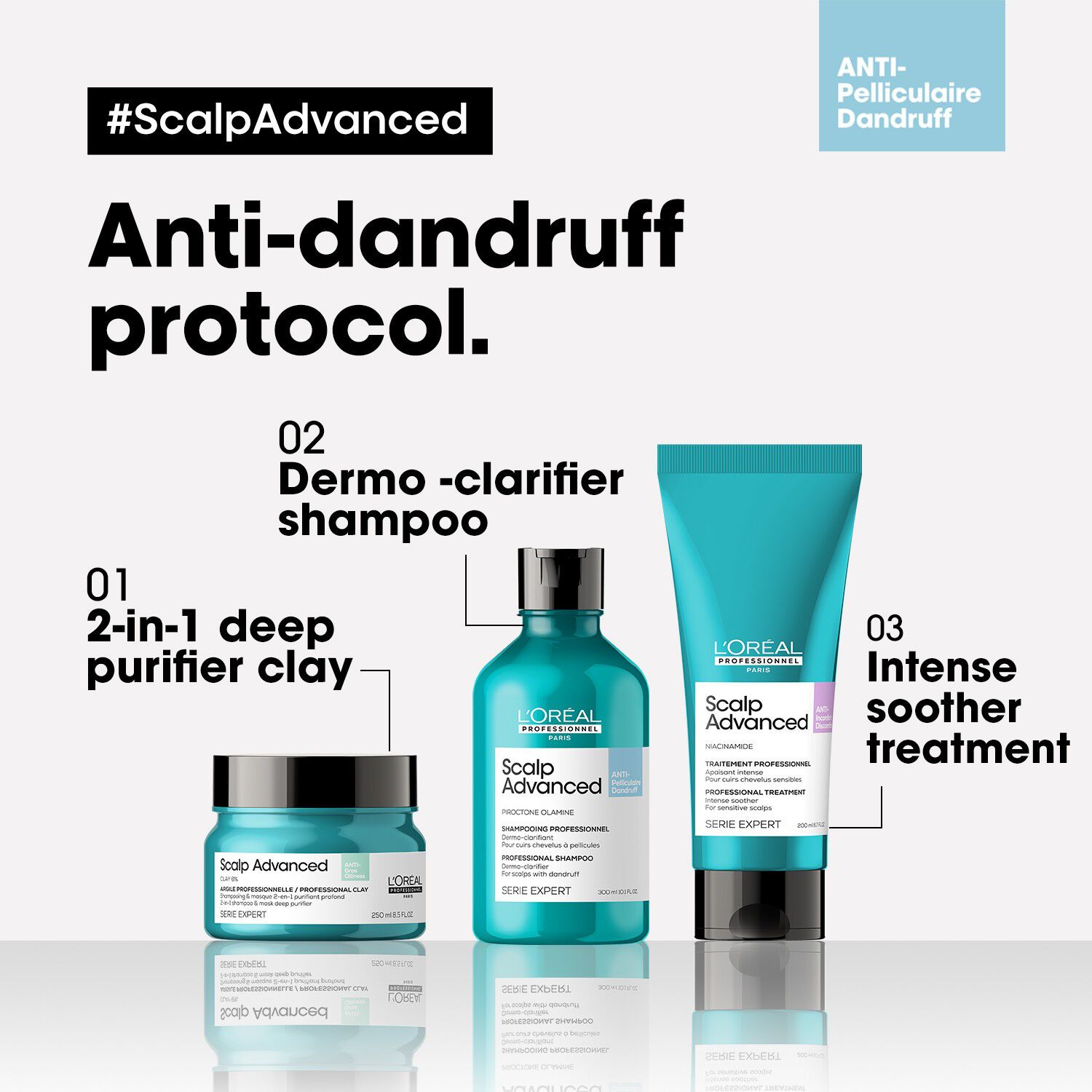 L'Or&eacute;al Professionnel Scalp Advanced Anti-Dandruff Shampoo 300ml