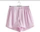 Outline Pyjama Shorts-M/L-Soft pink