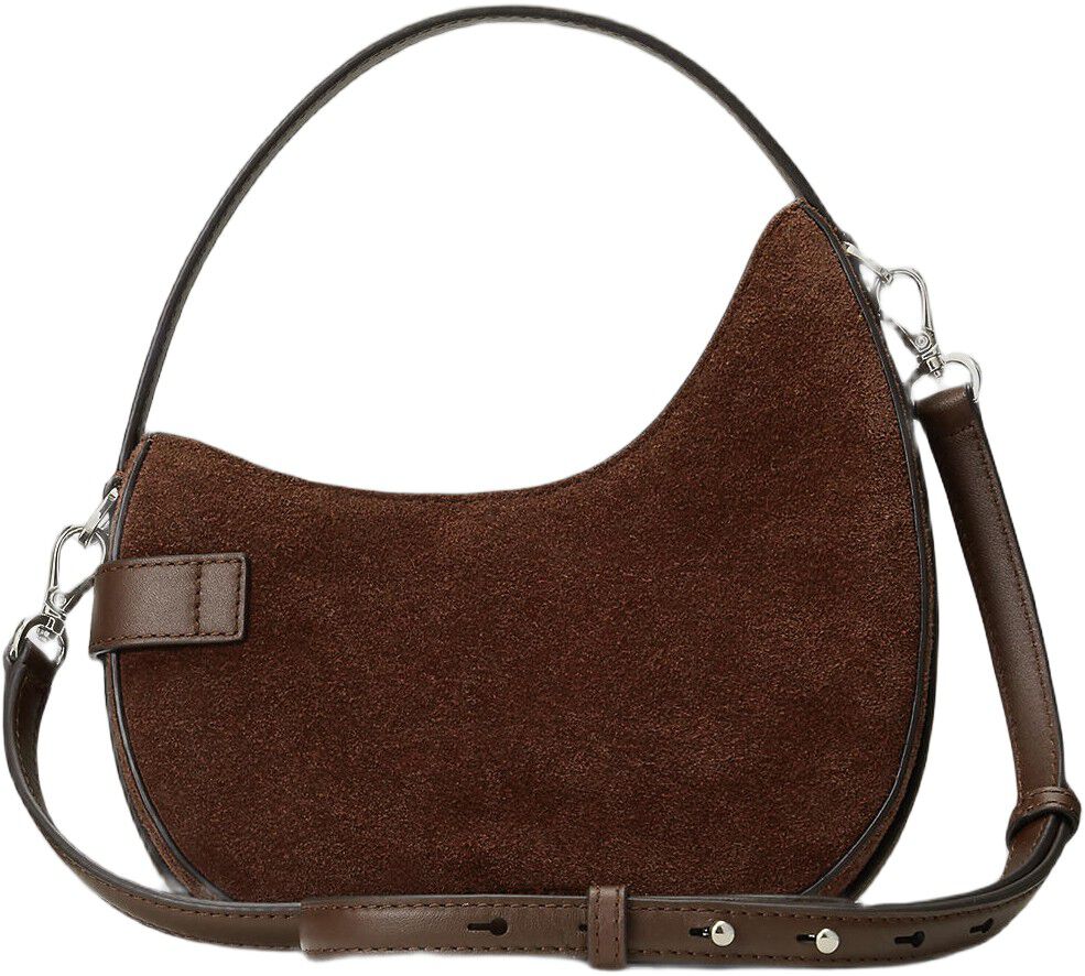 Suede Small Tasha Crossbody Bag