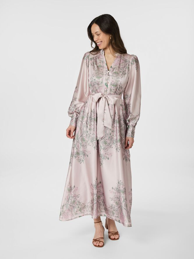 Nova Paisley Border Dress