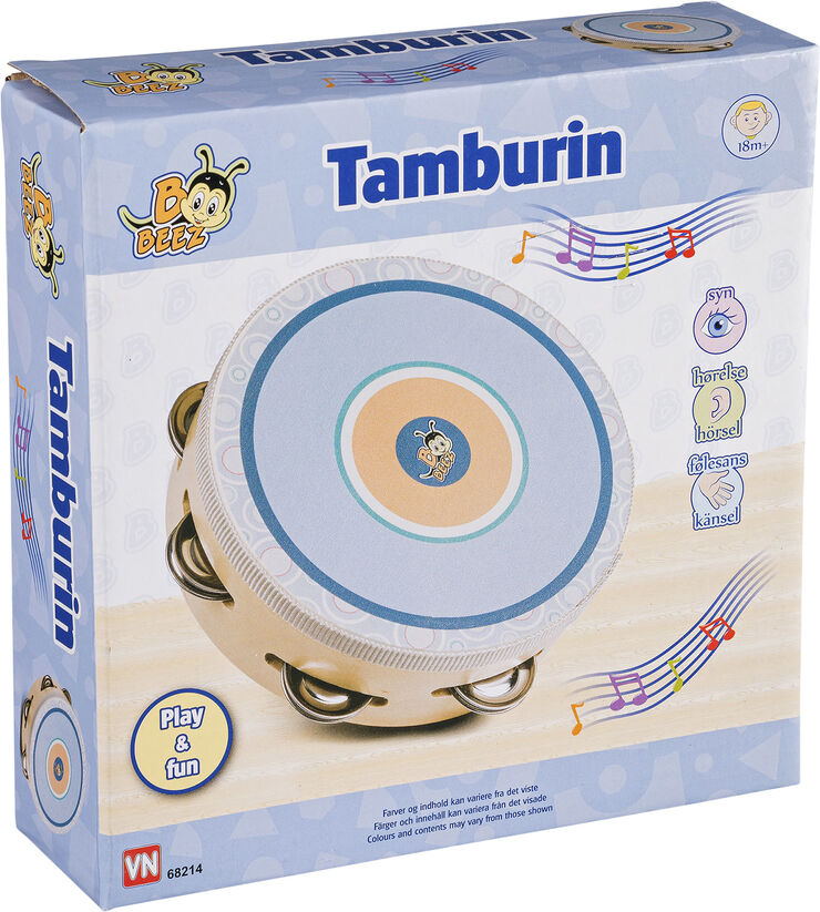 B BEEZ TRÆ/PLAST TAMBURIN