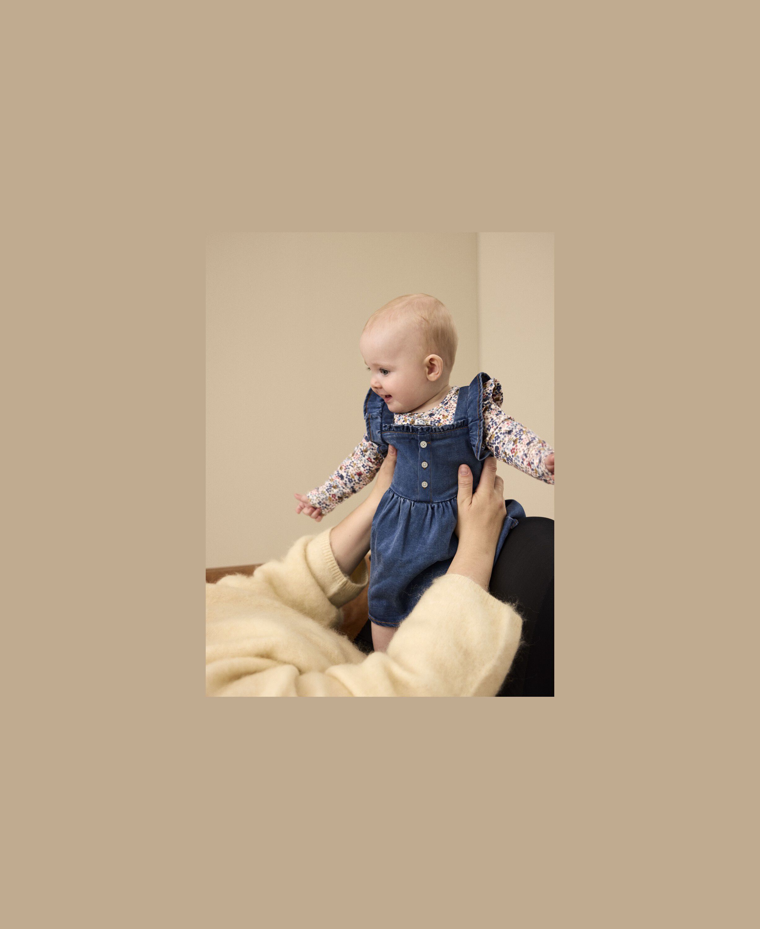 NBFMORGAN DNM FRILL DRESS 1272-YB K