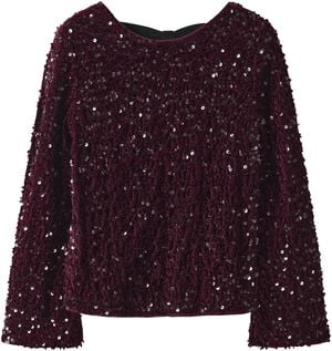 NKFRUSITTA LS BOW BLOUSE