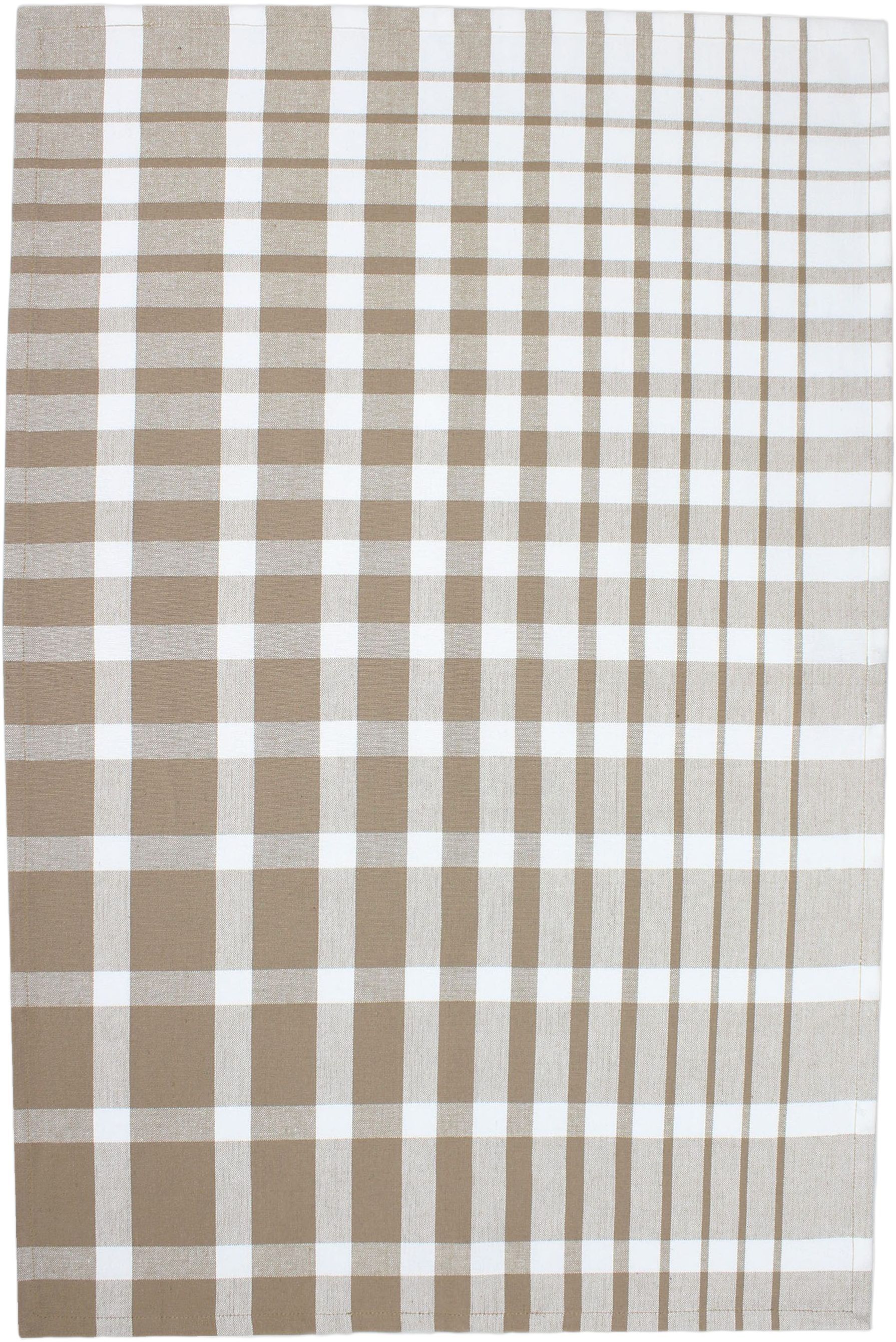Tea Towels 50x70 cm ENZO - Check camel