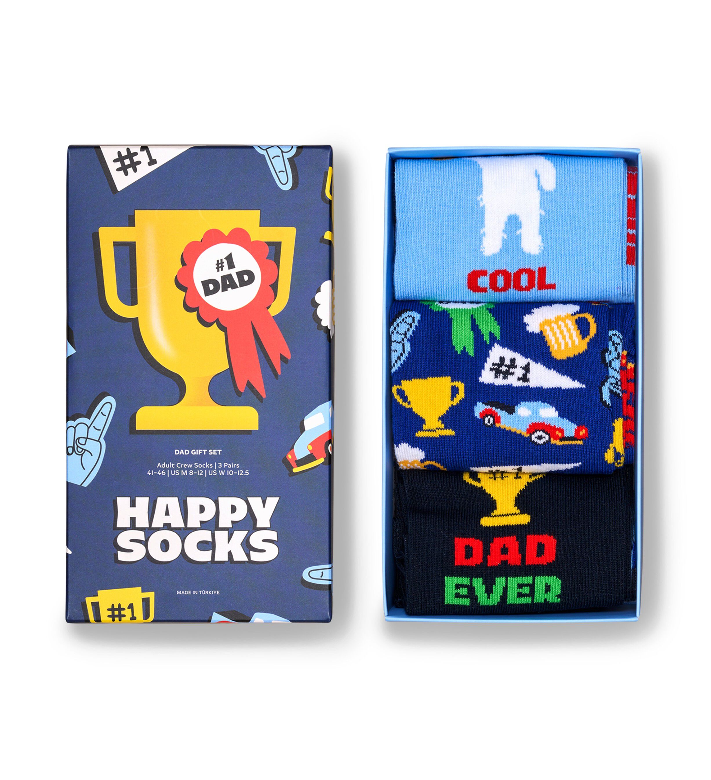3-Pack Dad Socks Gift Set