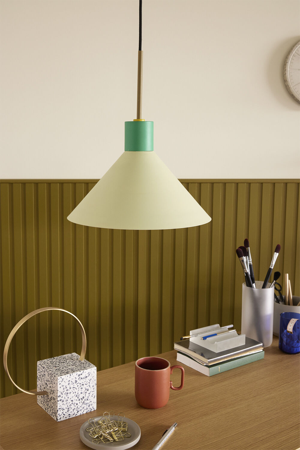 Crayon Lamp Green