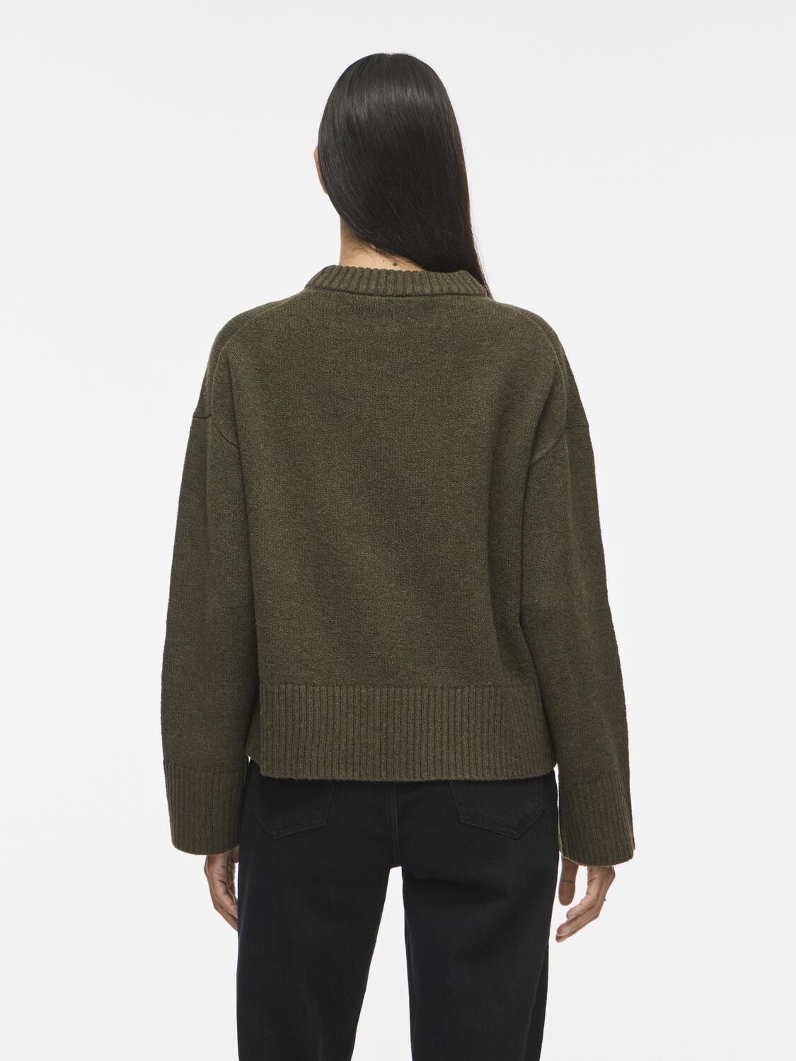 Visia L/S O-Neck Knit Pullover