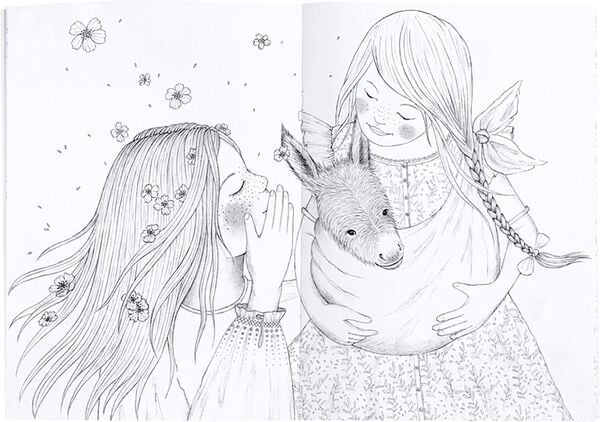 Moulin Roty - Malebog 36 sider - Rosalie