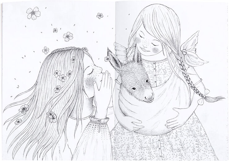 Moulin Roty - Malebog 36 sider - Rosalie