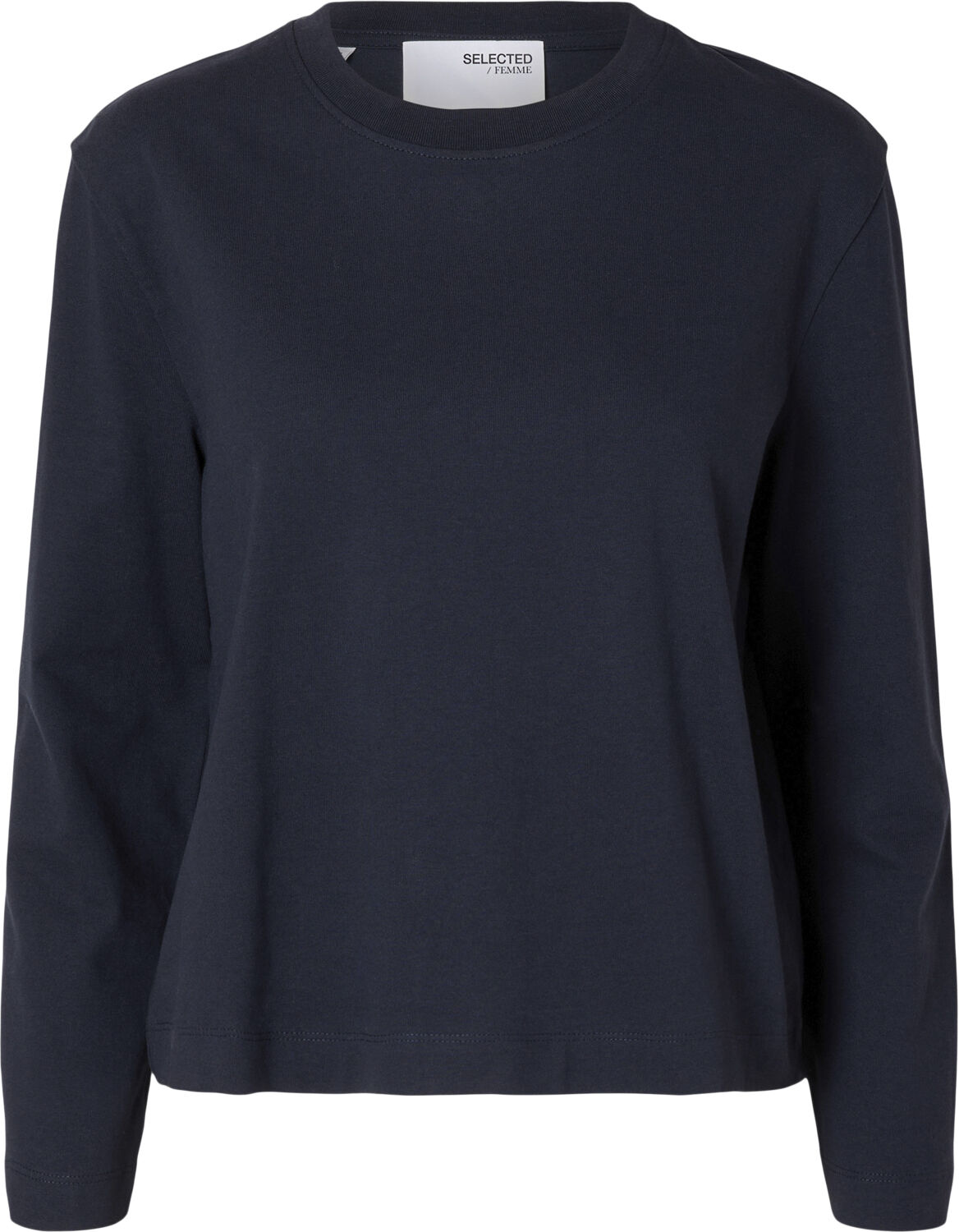 Slfessential Ls Boxy Tee Noos