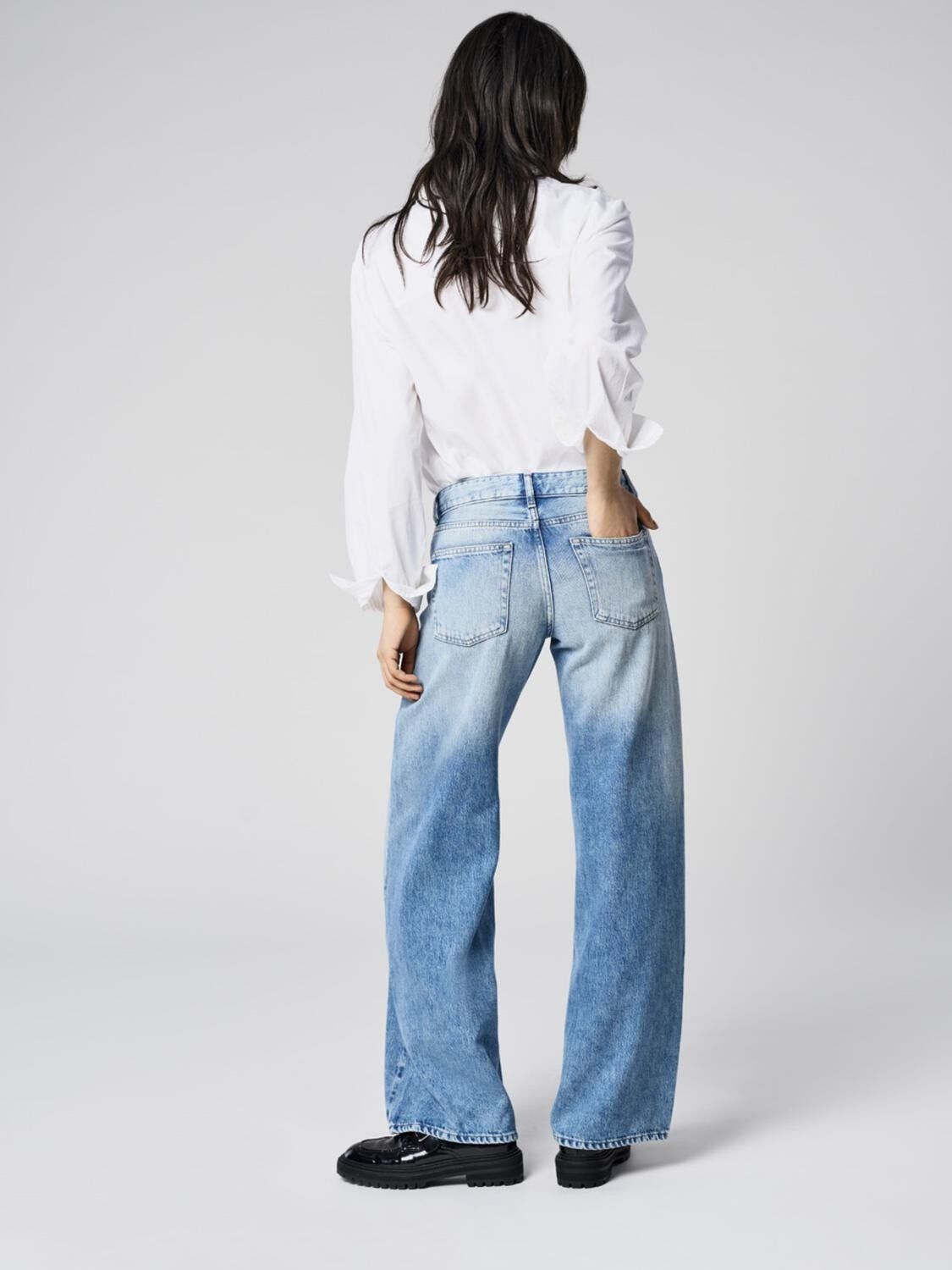 ONLHOPE LOW WAIST WIDE DNM TAI194