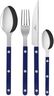 Bistrot Solid / 4 pieces cutlery set / Navy blue