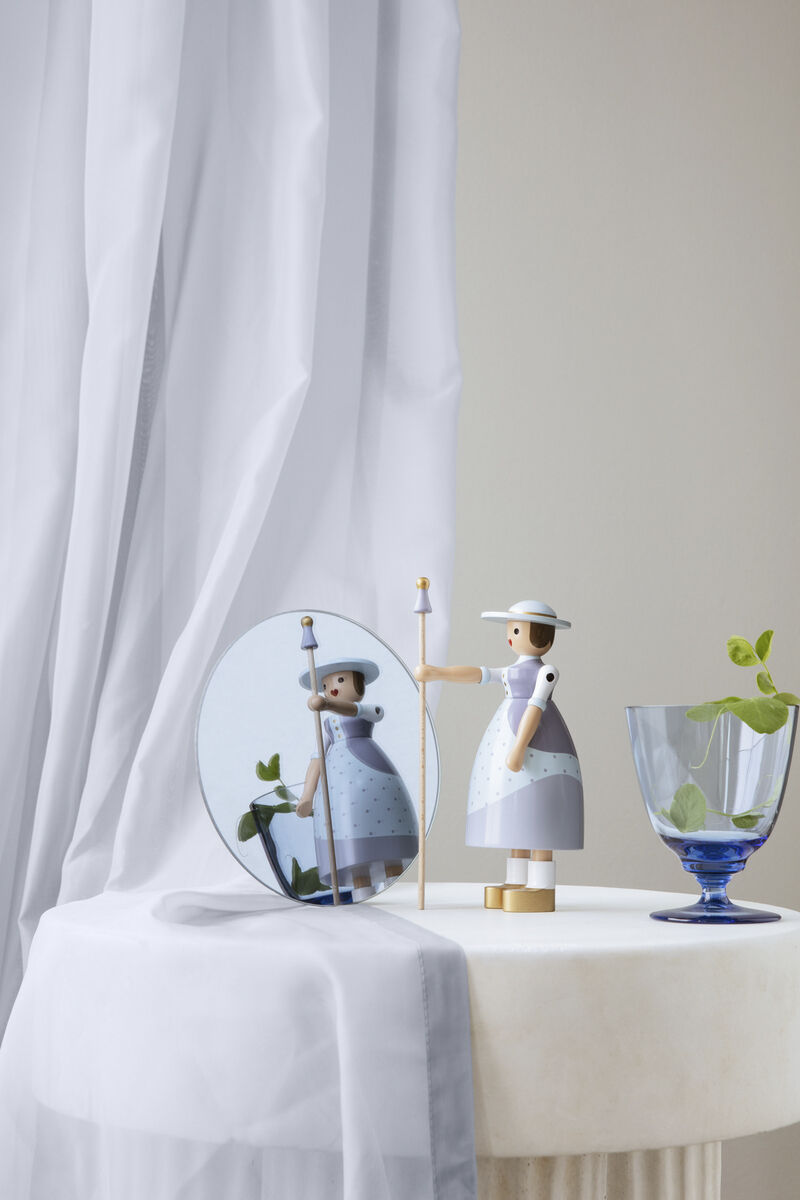 Hyrdinde lys bl&aring;