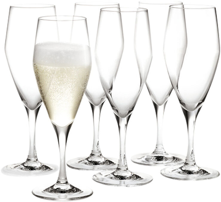 Perfection Champagneglas klar 23 cl 6 stk.