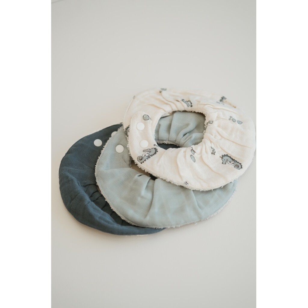 Ruffle Bib 3-pack - Under The Sea