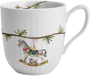 Hammershøi Christmas Krus 2025 33 cl hvid m. deko