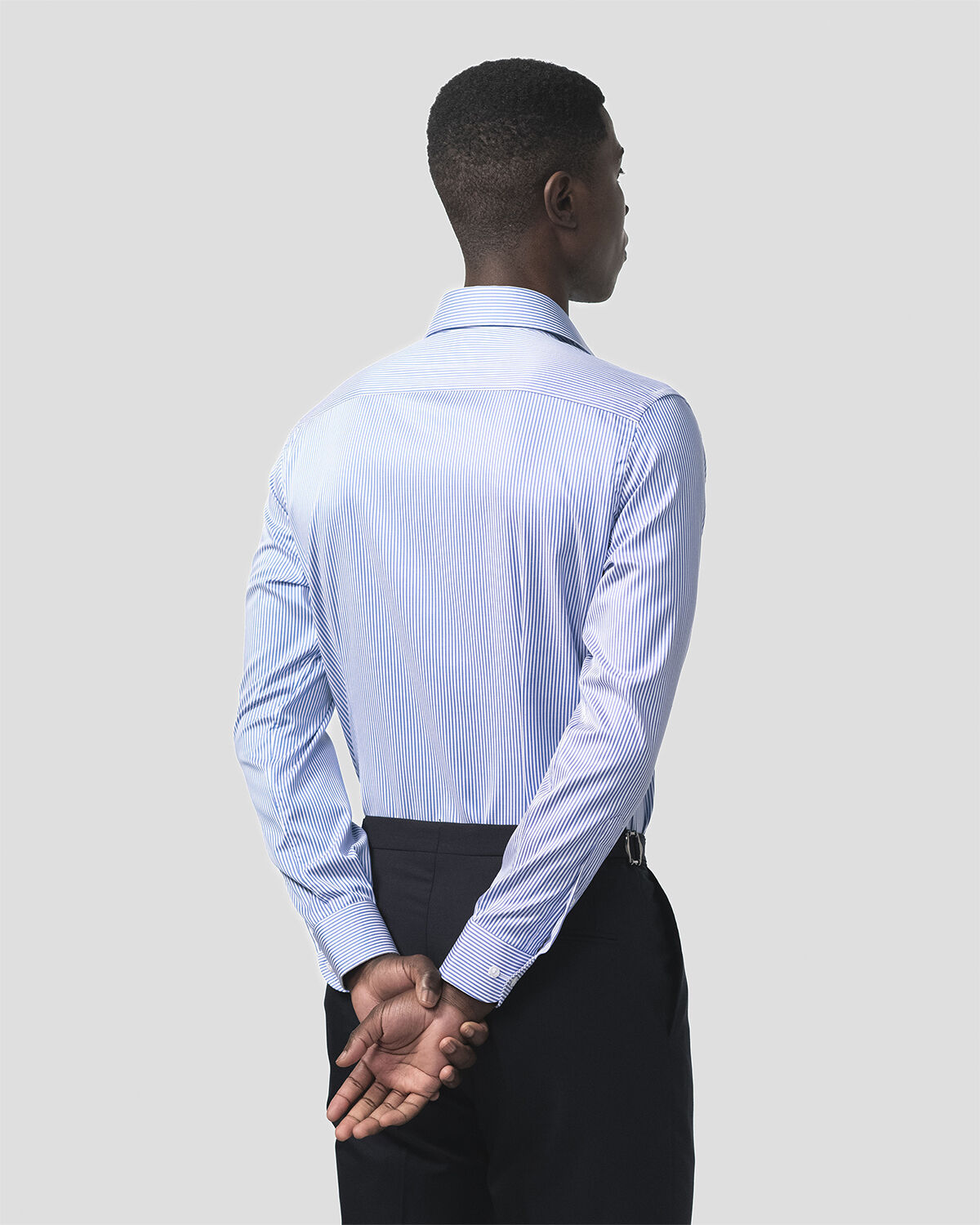 The Lawyer 4. 0 | Light blue stripe | Super slim fit