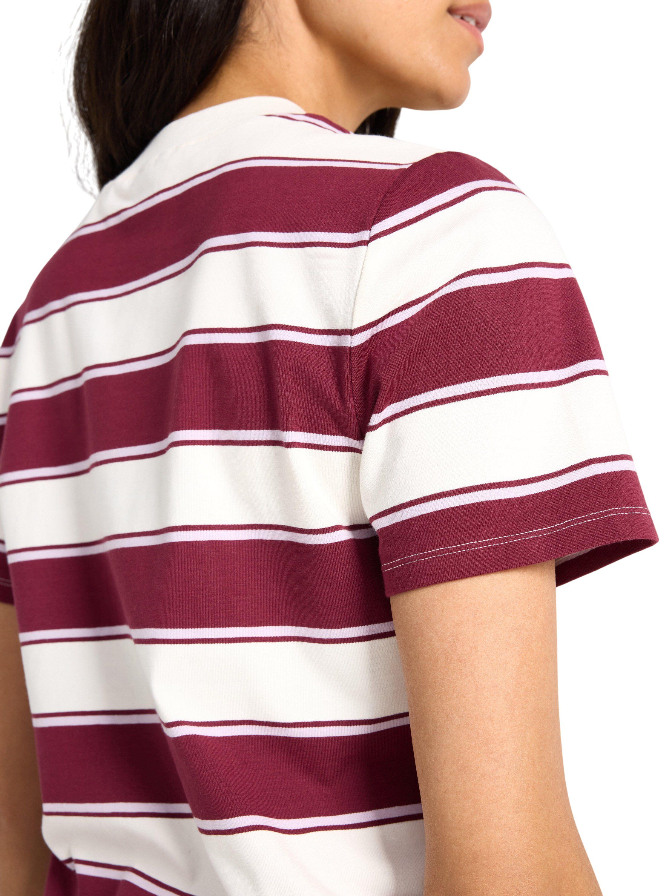 Striped t-shirt in soft cotton with
