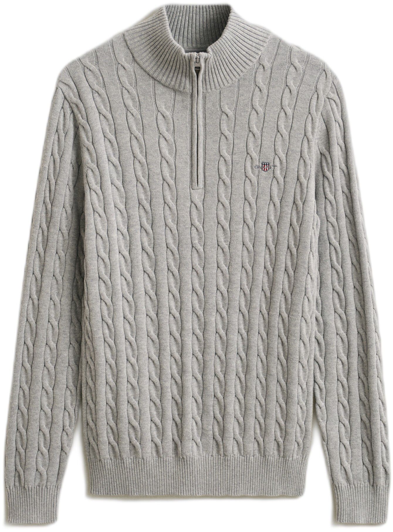Cable Knit Half-Zip Sweater