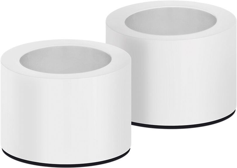 Light Candleholder taper, Matte White, 2-pack, 3,25x2,32 cm