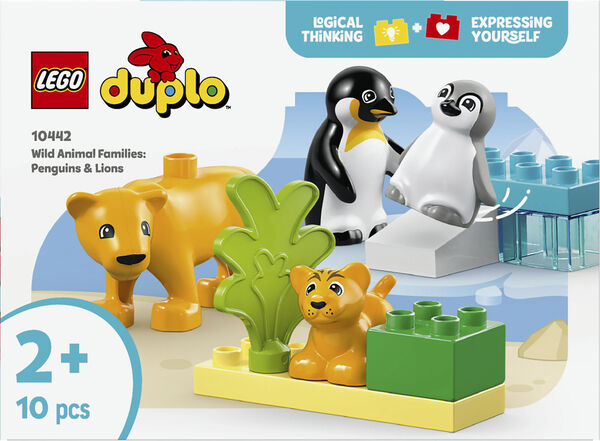 Vilde dyrefamilier pingviner og løver 10442