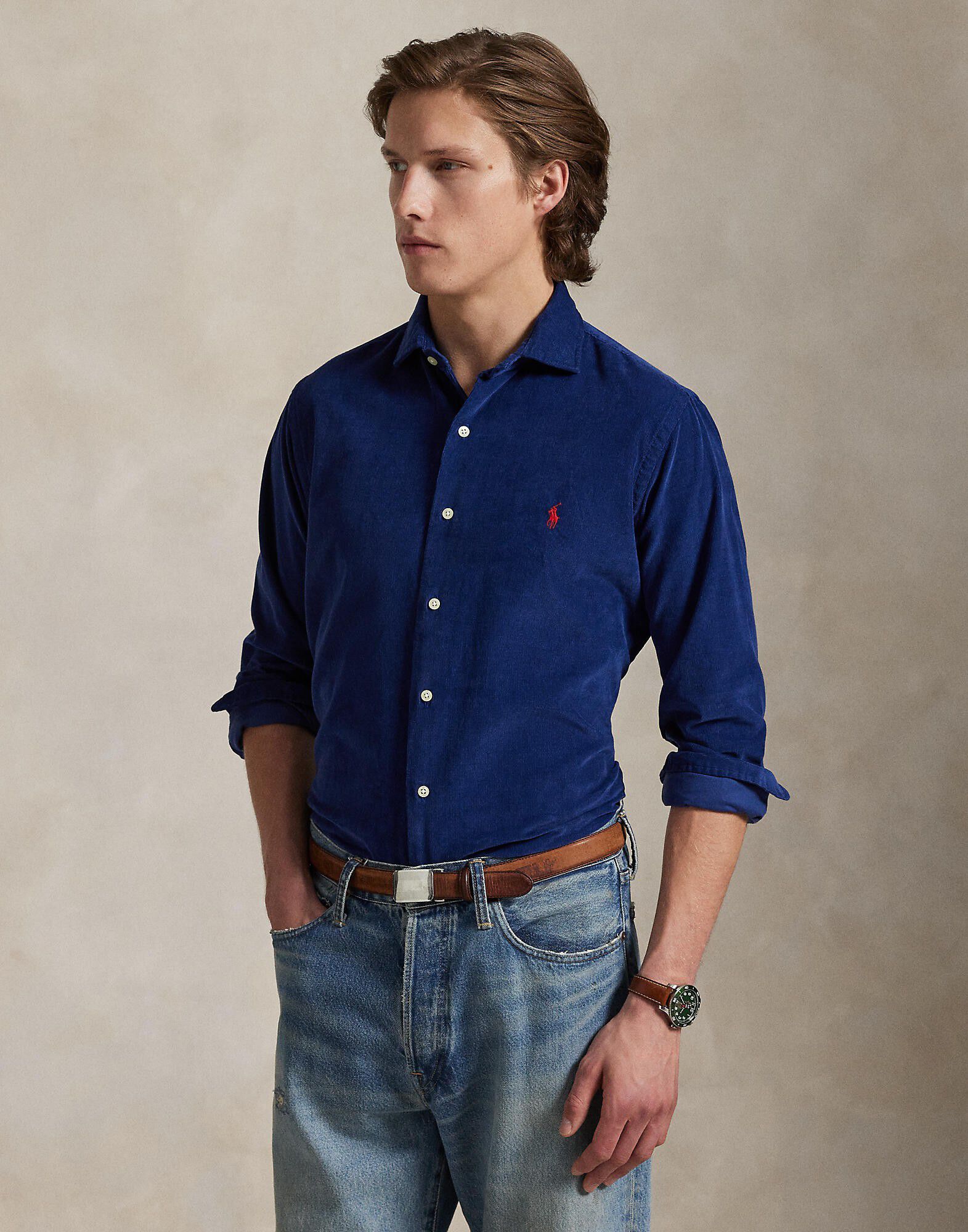 Custom Fit Corduroy Shirt