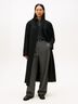 DF WOOL REG BELTED MAXI COAT