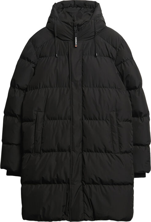 HOODED SPORTS PUFFER MID JKT