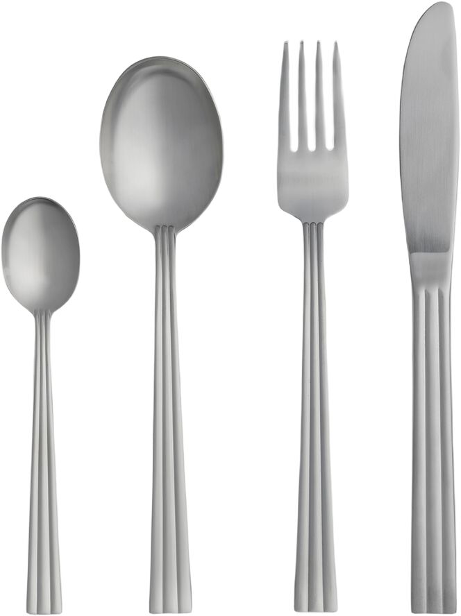 Bestikksett Thebe Edition 2024 16 deler Matt stål Recycled
