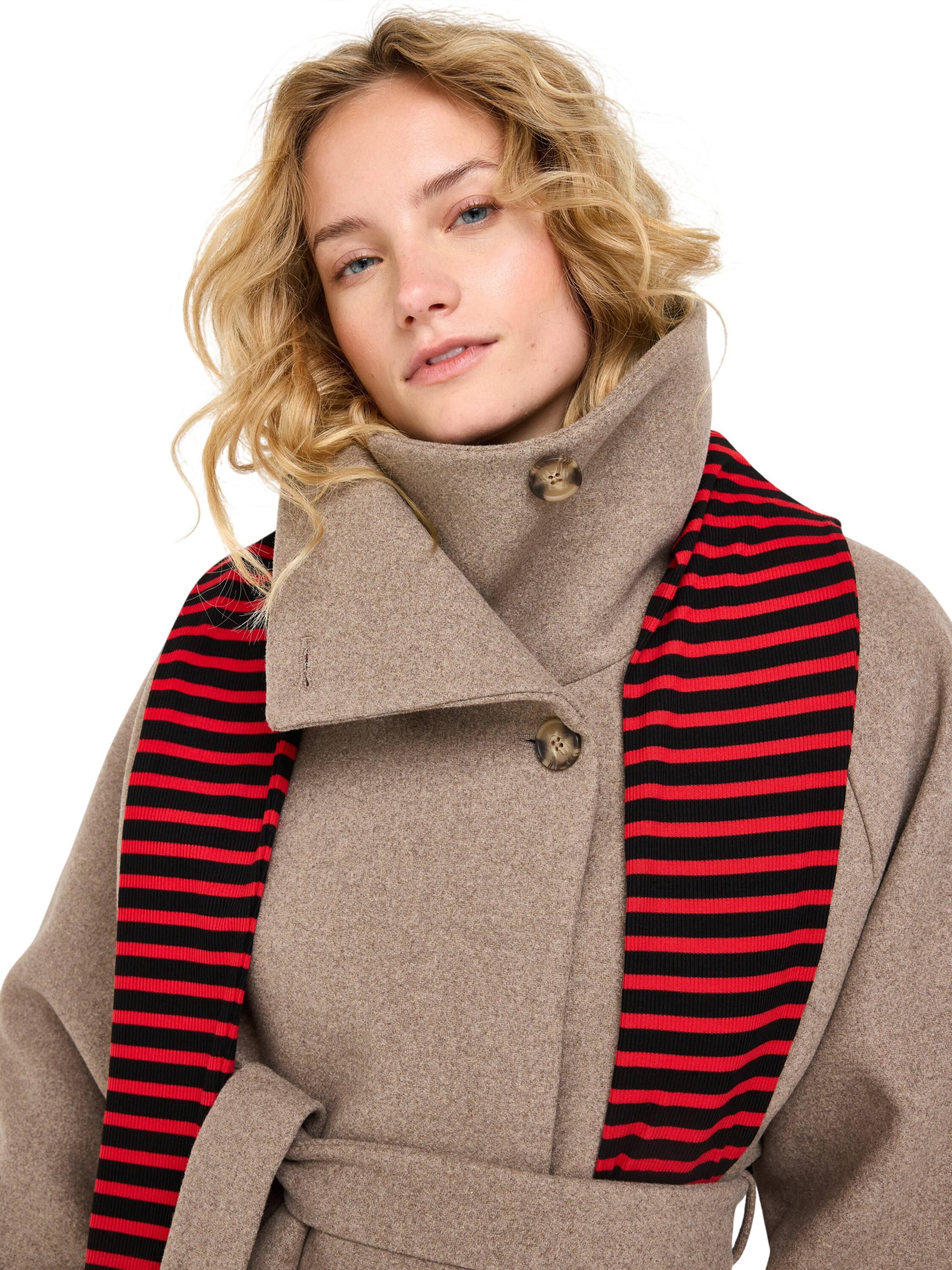 Oversized jacka i ullblandning