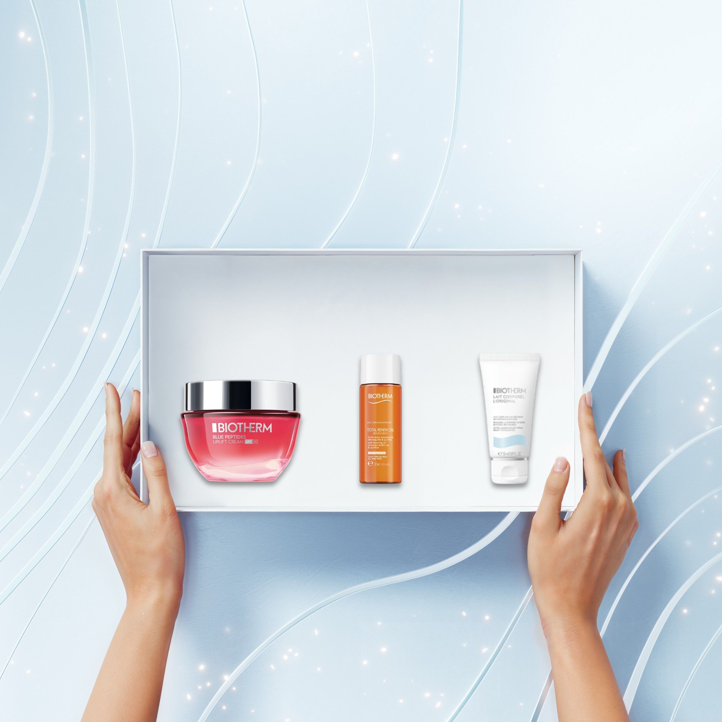 Blue Peptides Uplift Cream SPF30 Holiday Set