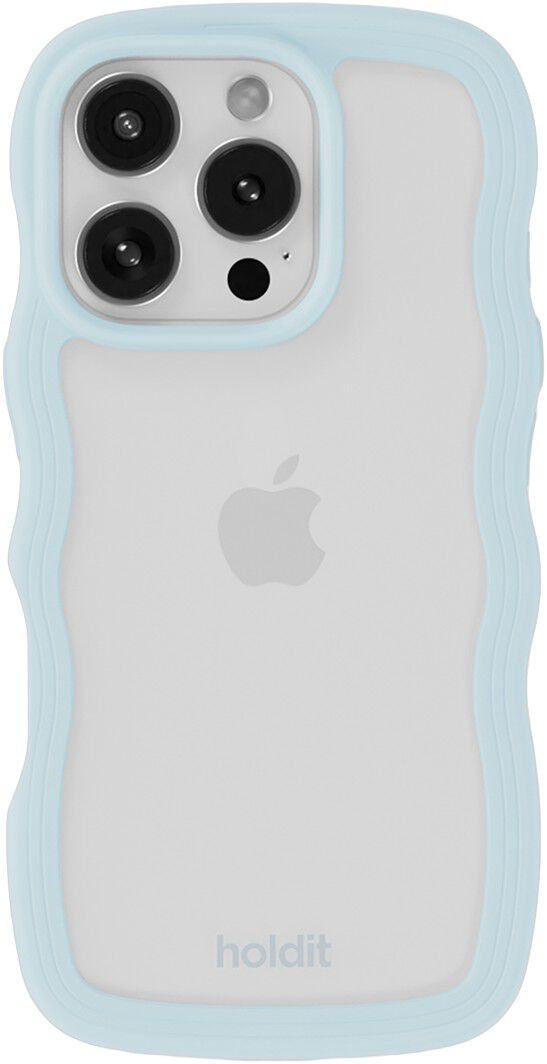 Wavy Case iPhone 16 Pro Max Mineral Blue/Transparent