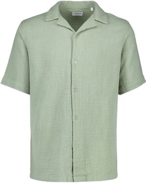 Cotton muslin resort shirt S/S