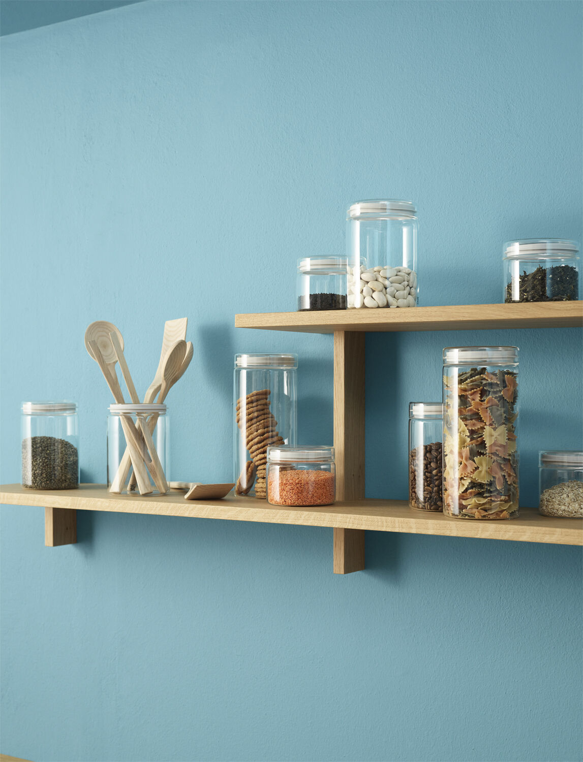 STORE-IT oppbevaringsglass 1.5 l. light grey Minimalist and streamline