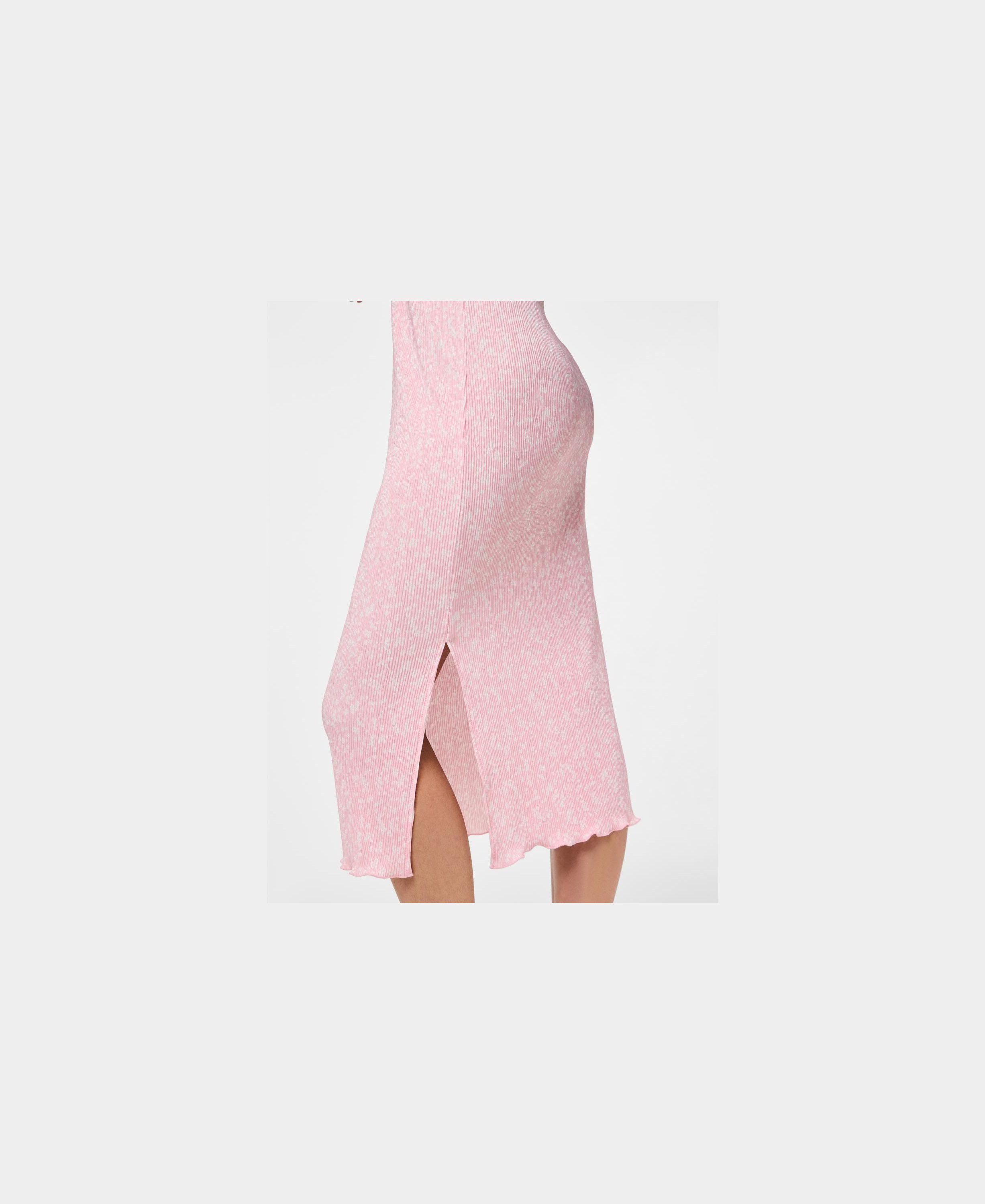 PCFLORA LS MIDI DRESS JRS BC