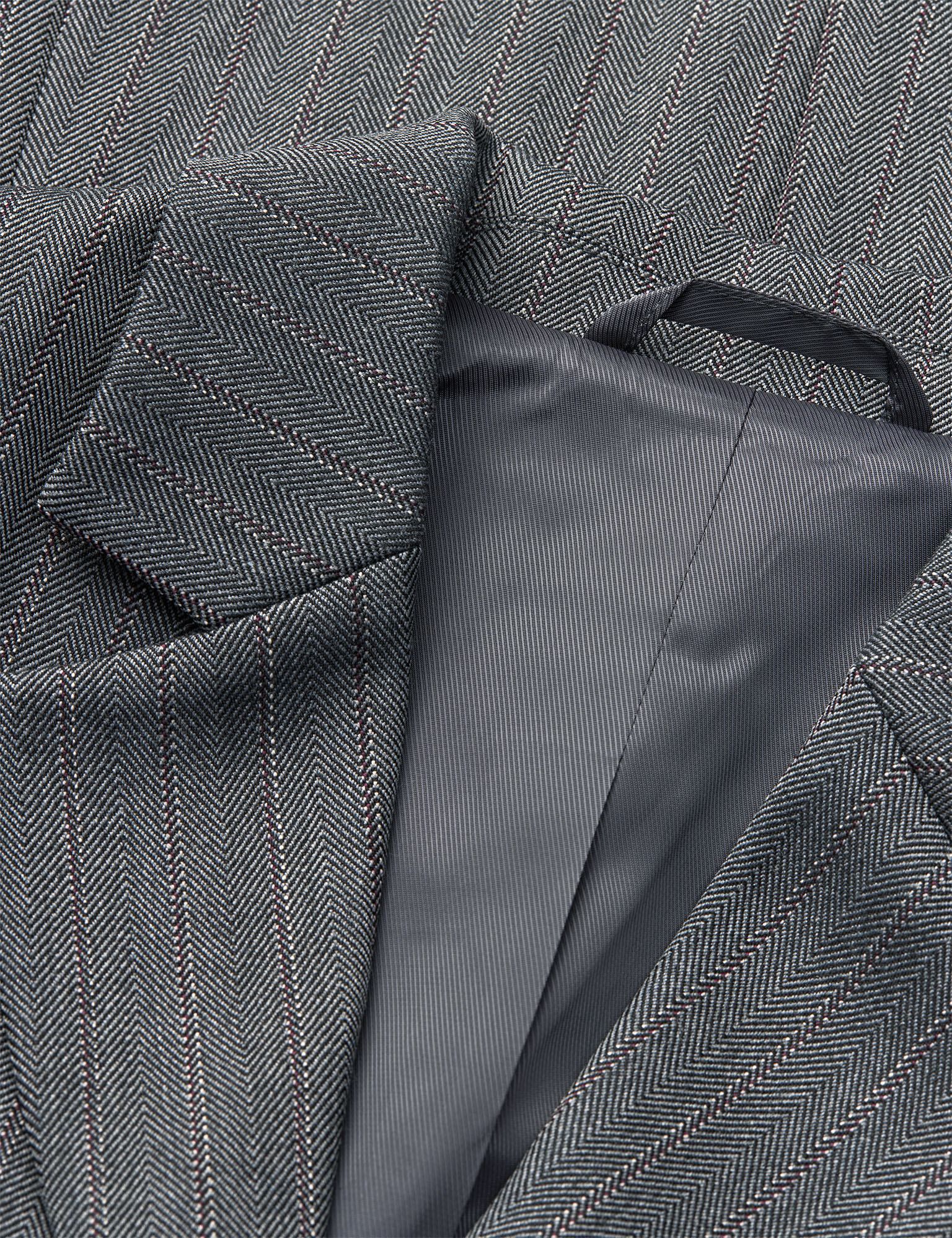 Herringbone Pin Less Blazer