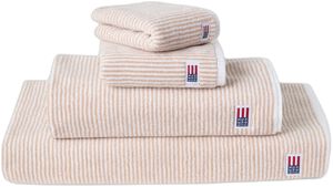 Original Towel White/Tan Striped