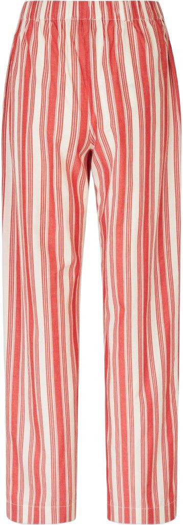2487 Striped Embroidered Cotton, Gathered Boxer Pants