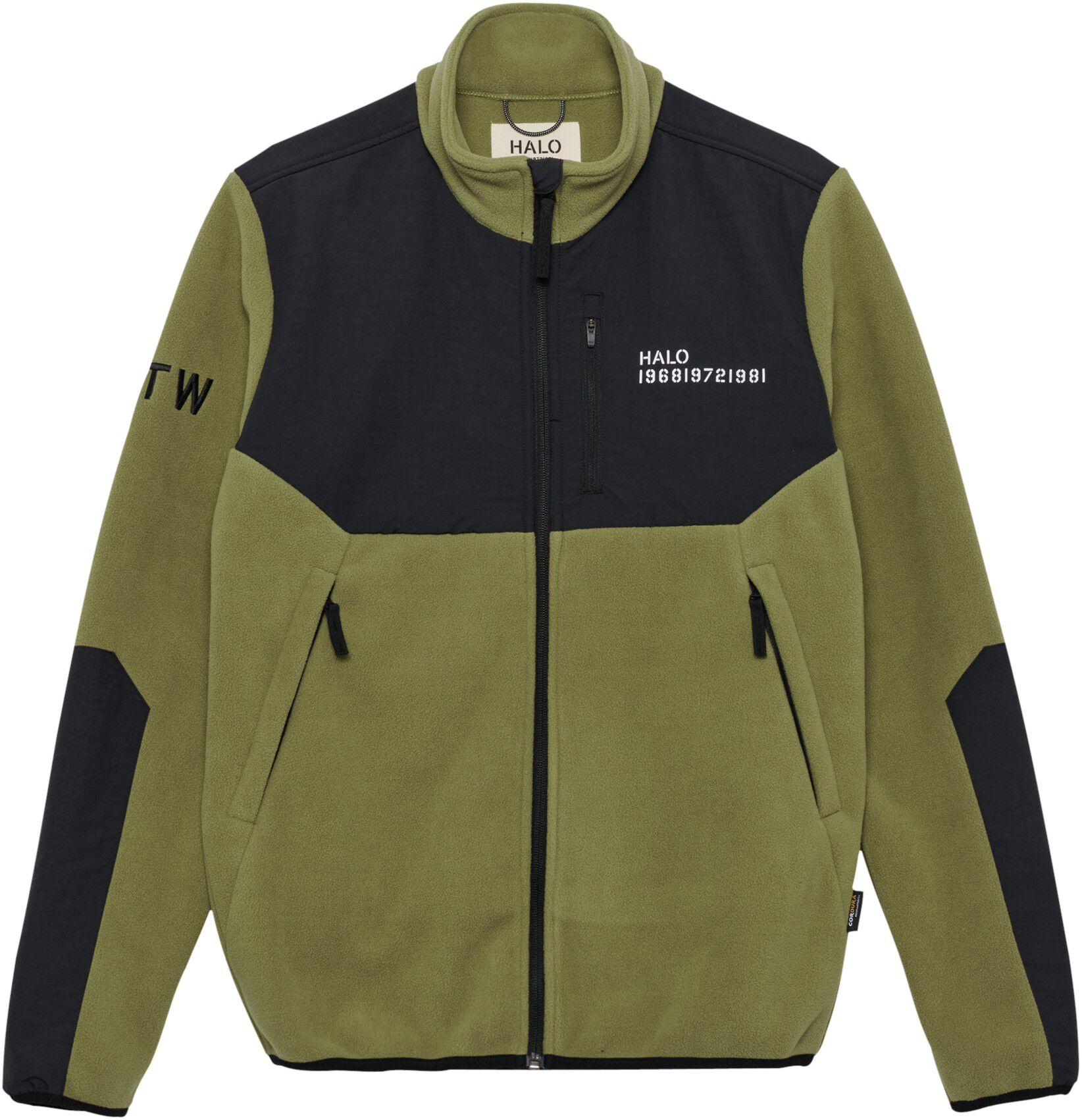 HALO BLOCKED ZIP FLEECE