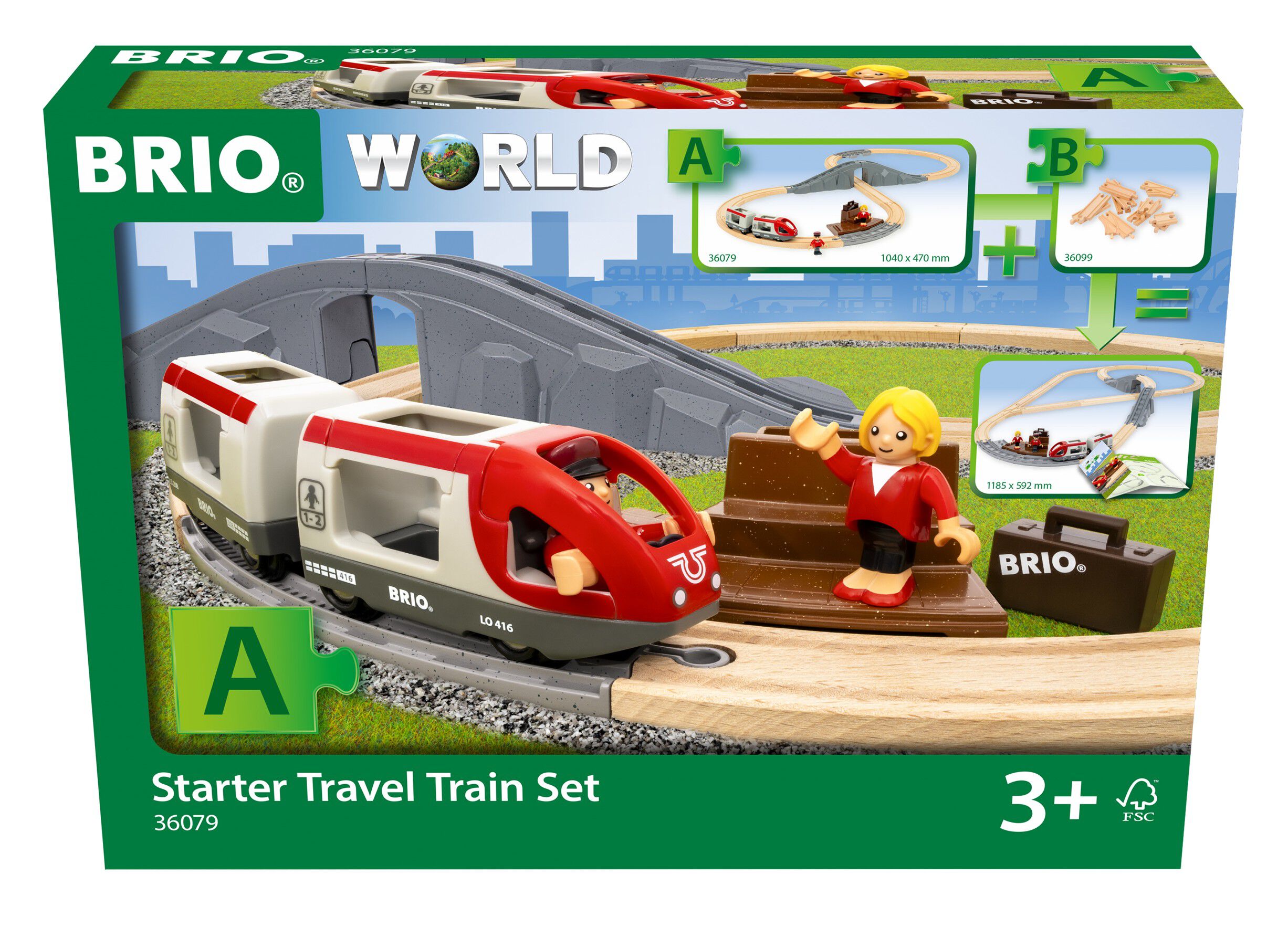 Brio Starter Travel Train Set