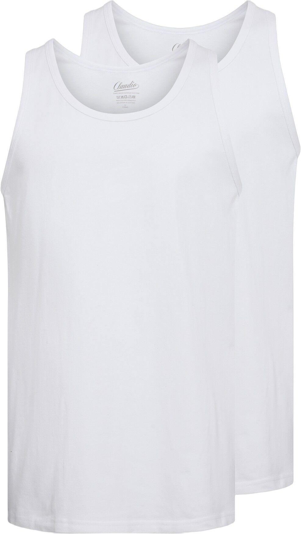 Claudio 2-pack tanktop cotton