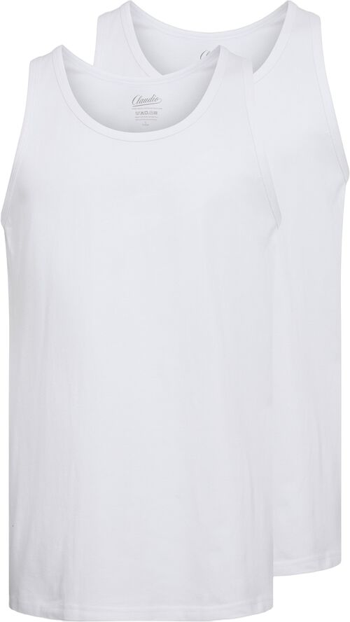 Claudio 2-pack tanktop cotton