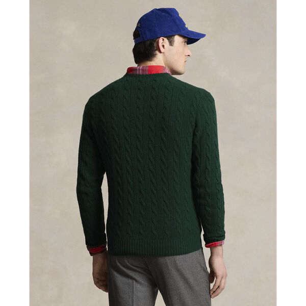 Cable-Knit Wool-Cashmere Sweater