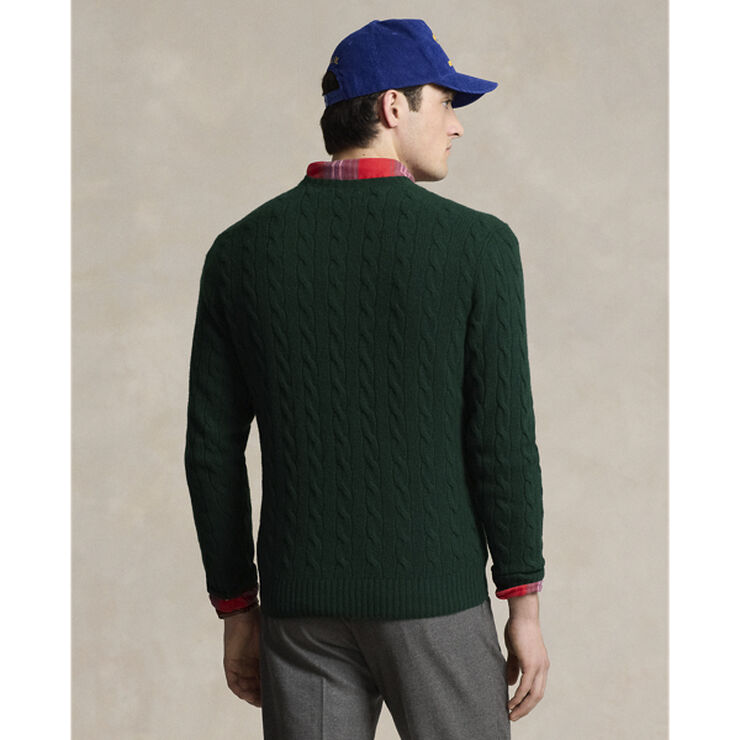 Cable-Knit Wool-Cashmere Sweater