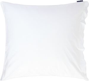 White Cotton Percale Scallop Wing Pillowcase
