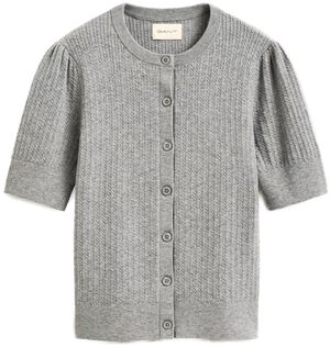 MINI CABLE C-NECK CARDIGAN SS